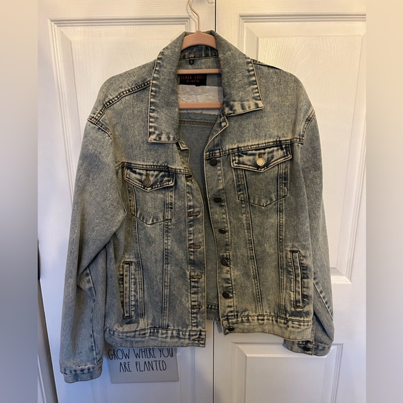 TEACH Patch Get Your Teach On Jean Jacket - Picture 1 of 3